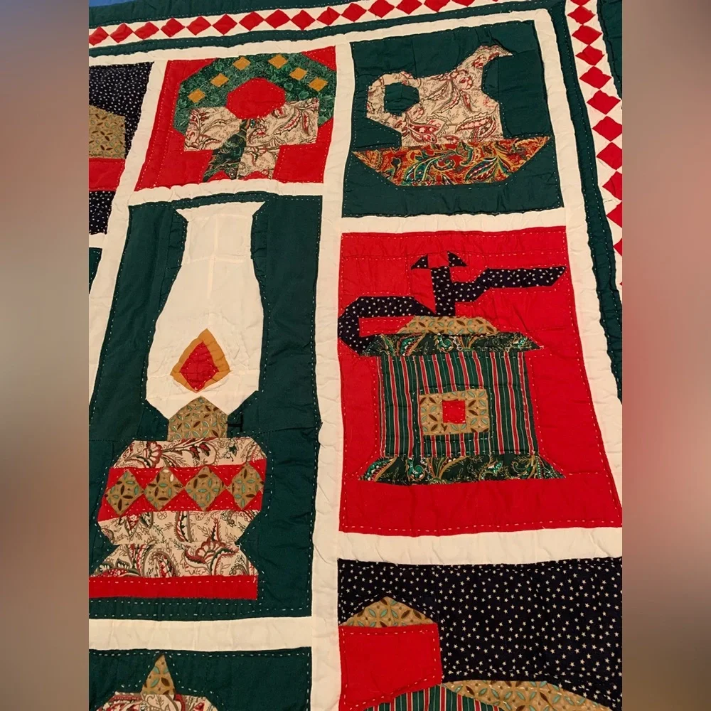 🎄Quilted Christmas/Holiday Farmhouse/ Country Wall Hanging